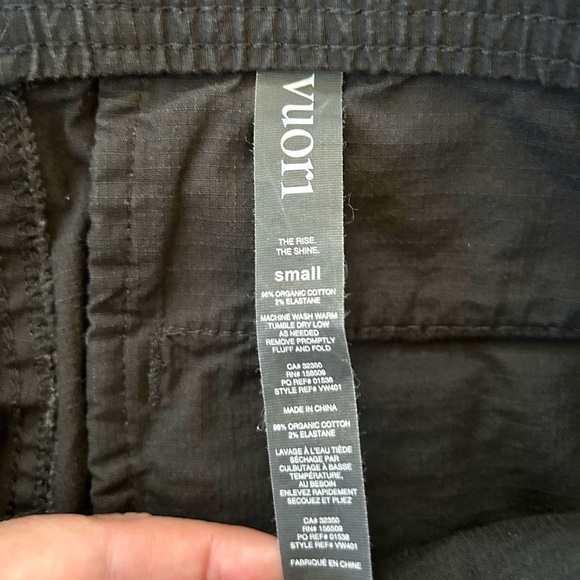 VUORI ripstop pant organic cotton straight leg dark gray charcoal women’s size S - Picture 6 of 13